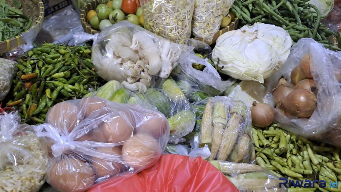 Ilustrasi bahan pangan di pasar